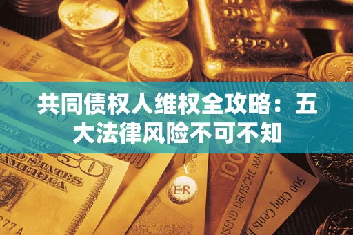 武汉共同债权人维权全攻略：五大法律风险不可不知