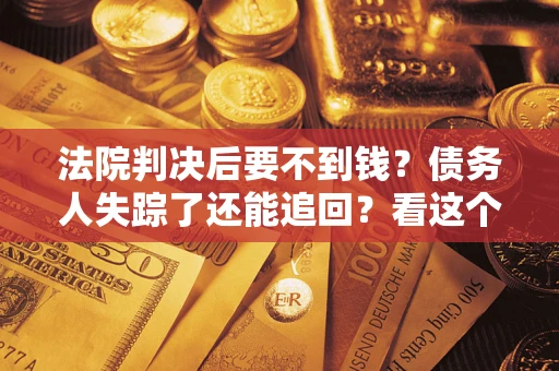 武汉法院判决后要不到钱？债务人失踪了还能追回？看这个方法！