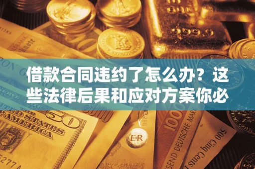 武汉借款合同违约了怎么办？这些法律后果和应对方案你必须知道