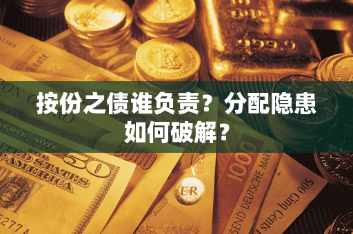 武汉按份之债谁负责？分配隐患如何破解？