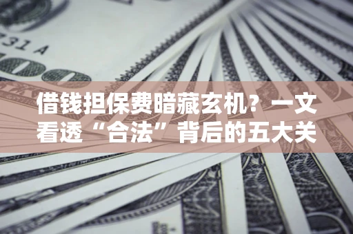 武汉借钱担保费暗藏玄机？一文看透“合法”背后的五大关键陷阱