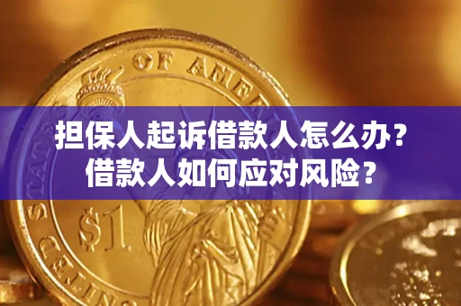武汉担保人起诉借款人怎么办？借款人如何应对风险？