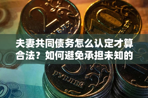 武汉夫妻共同债务怎么认定才算合法？如何避免承担未知的债务风险？
