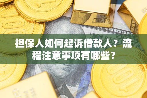 武汉担保人如何起诉借款人？流程注意事项有哪些？